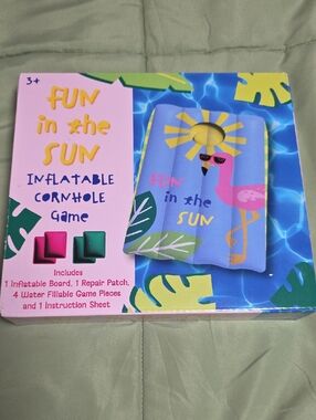 Fun in the Sun Inflatable Cornhole Game